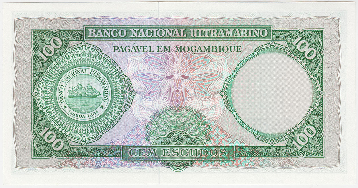 Мозамбик 100 эскудо 1961