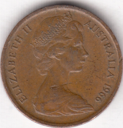 Австралия 1 цент 1966