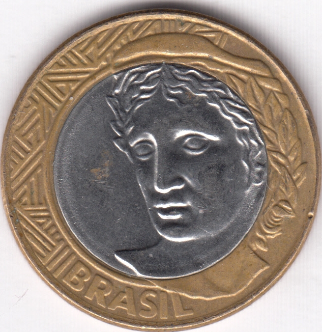 Бразилия 1 реал 2008