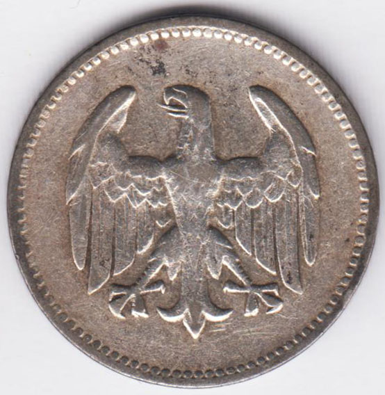 Германия 1 марка 1924 J