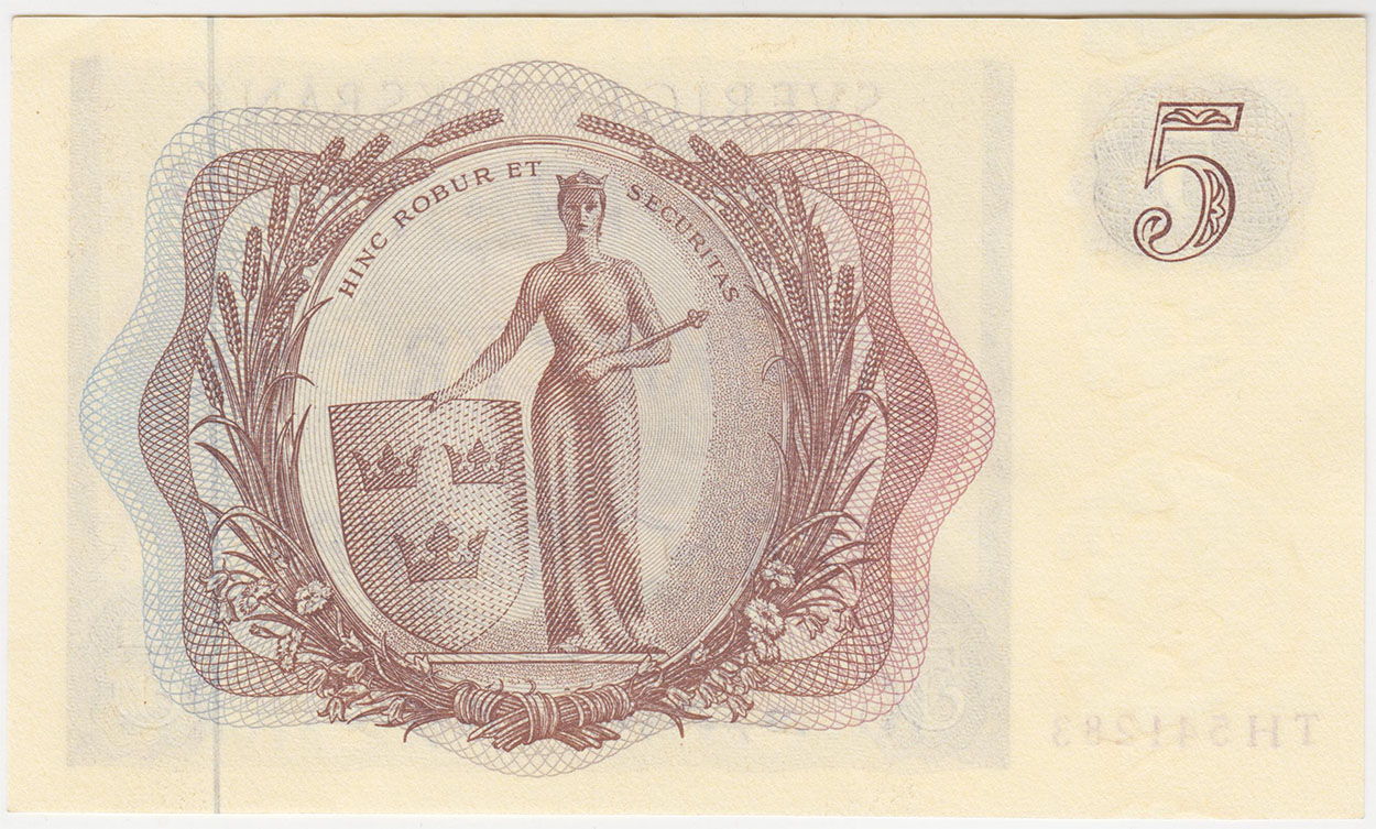 Швеция 5 крон 1962