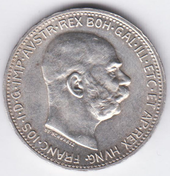 Австрия 1 крона 1912