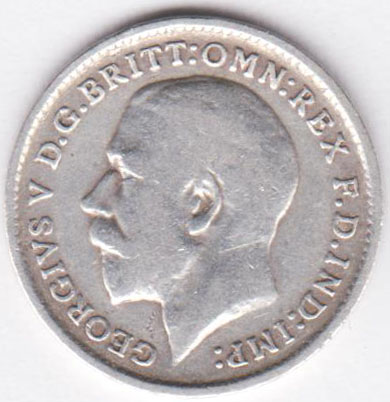 Великобритания 3 пенса 1913