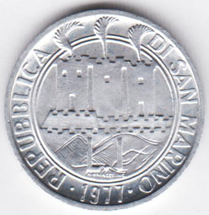 Сан-Марино 1 лира 1977 Экология