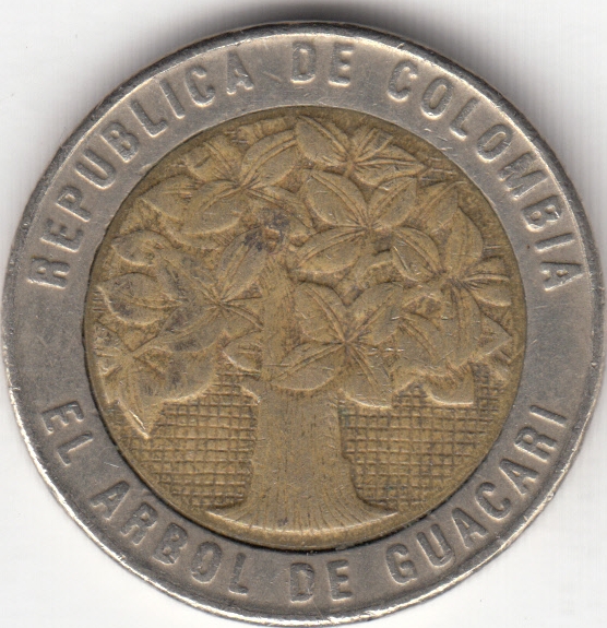 Колумбия 500 песо 2012