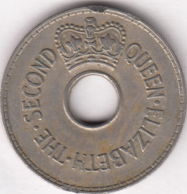 Фиджи 1 пенни 1954