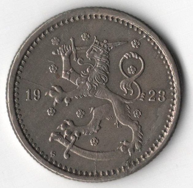 Финляндия 1 марка 1923