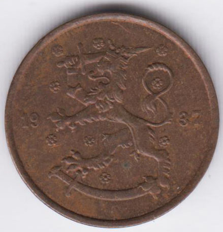 Финляндия 5 пенни 1937