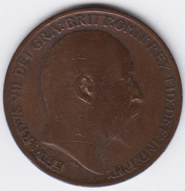 Великобритания 1 пенни 1910*