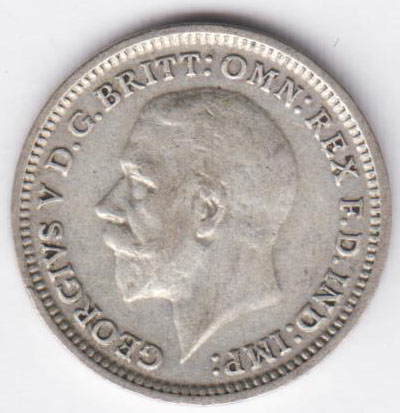 Великобритания 3 пенса 1933