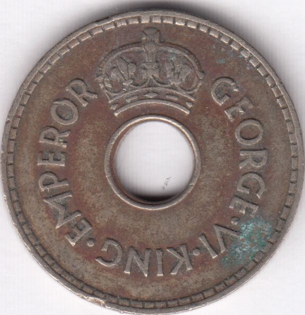 Фиджи 1 пенни 1945