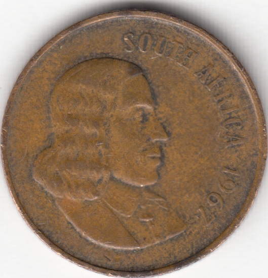 ЮАР 2 цента 1967 SOUTH AFRICA