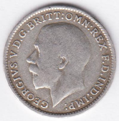 Великобритания 3 пенса 1921